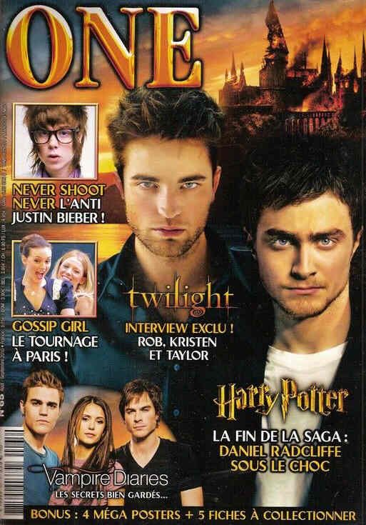 ONE (Fr) magazine side cover Issue 65 August/September 2010