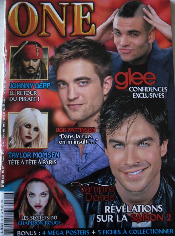 ONE (Fr) magazine side cover Issue 69 April/May 2011