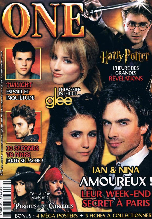 ONE (Fr) magazine side cover Issue 70 June/July 2011