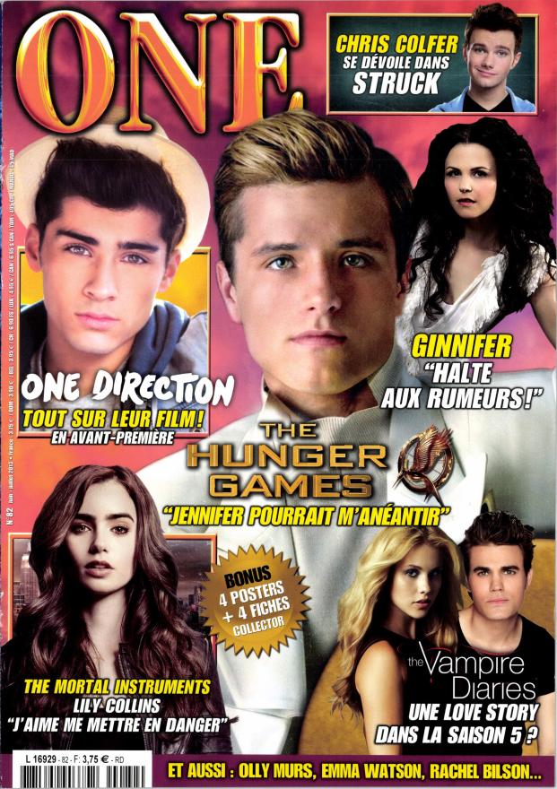 ONE (Fr) magazine side cover Issue 82 June-July 2013