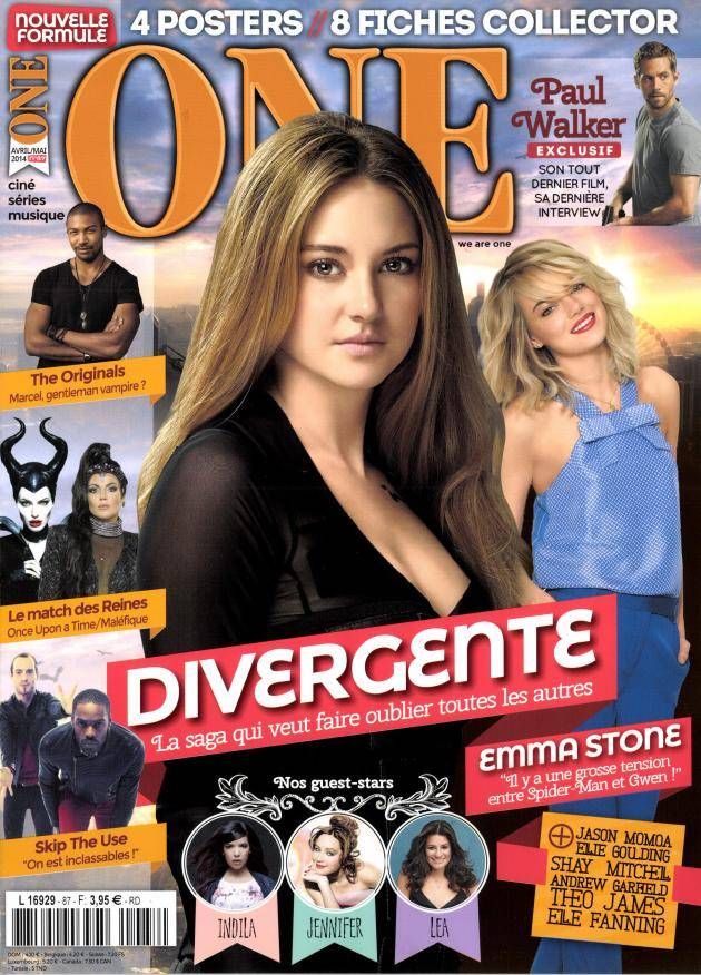 ONE (Fr) magazine side cover Issue 87 April/May 2014