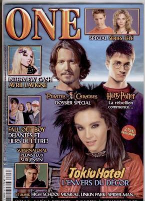 ONE (Fr) magazine side cover Issue 46 June/July 2007