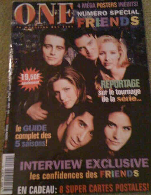 ONE (Fr) magazine side cover Issue 4 August 1999
