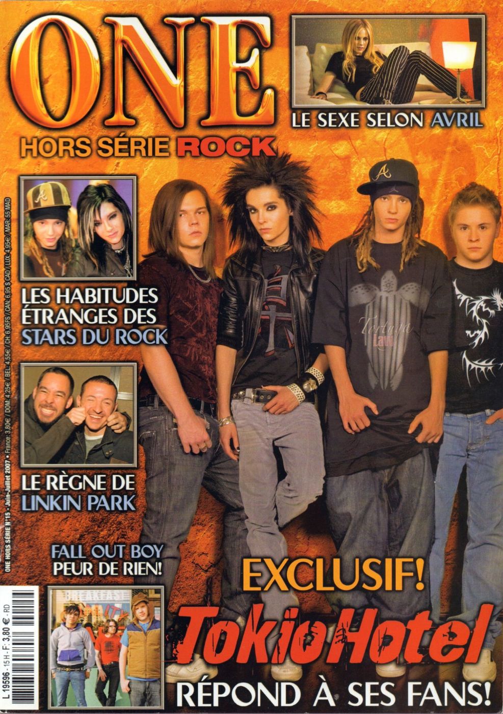 ONE (Fr) magazine side cover  Hors-Serie # 15 Summer 2007