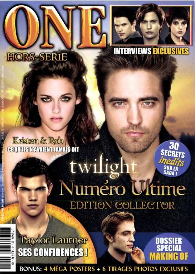 ONE (Fr) magazine side cover  Hors-Serie # 28 Fall 2012