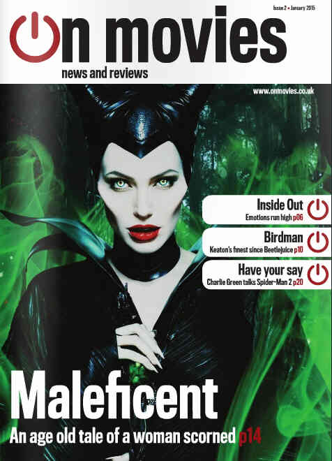 ON MOVIES magazine side cover Issue 2 January 2015