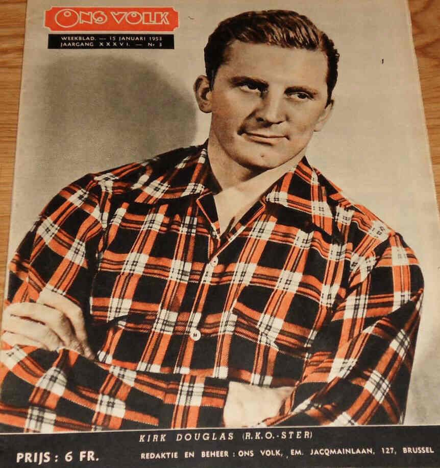 ONS VOLK magazine side cover 15 January 1953