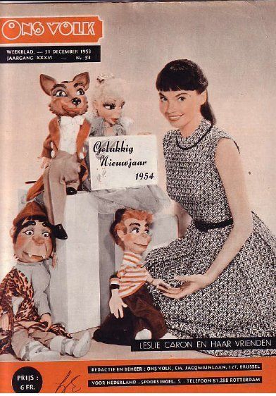 ONS VOLK magazine side cover 31 December 1953