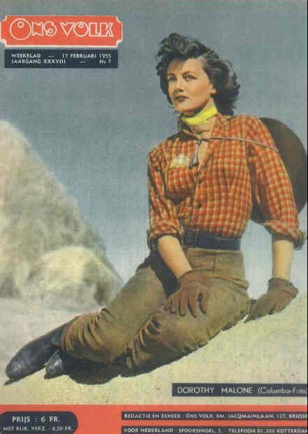 ONS VOLK magazine side cover Issue 7 17 February 1955