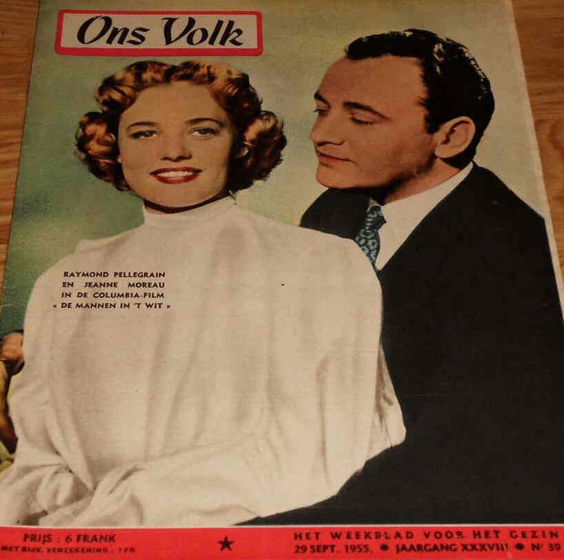 ONS VOLK magazine side cover Issue 39 29 September 1955