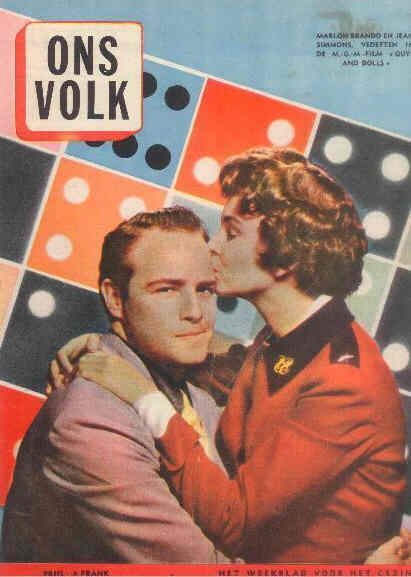 ONS VOLK magazine side cover 19 July 1956