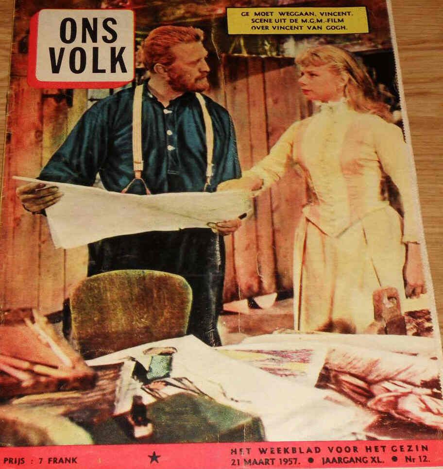 ONS VOLK magazine side cover 21 March 1957