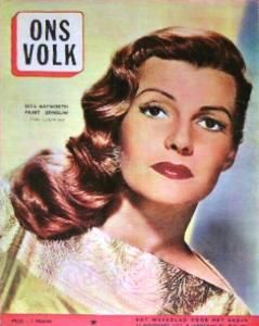 ONS VOLK magazine side cover Issue 46 14 November 1957