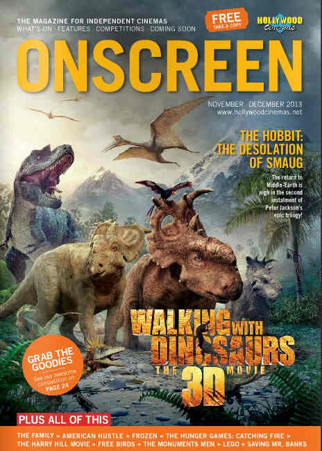 ONSCREEN magazine side cover November/December 2013