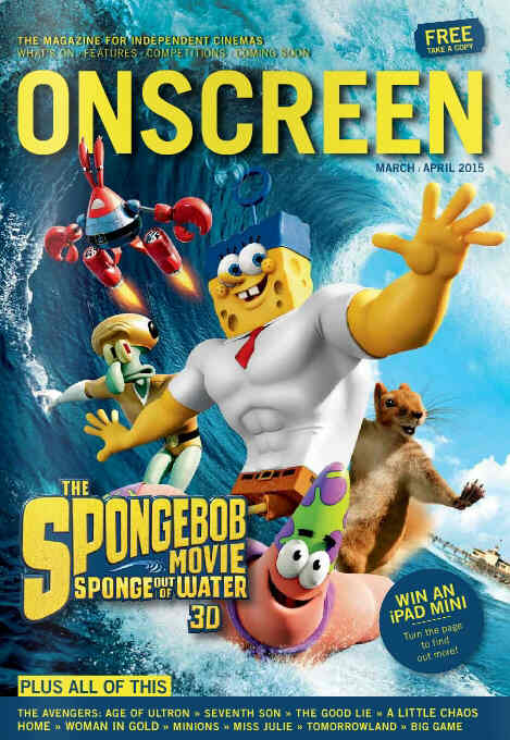 ONSCREEN magazine side cover March/April 2015