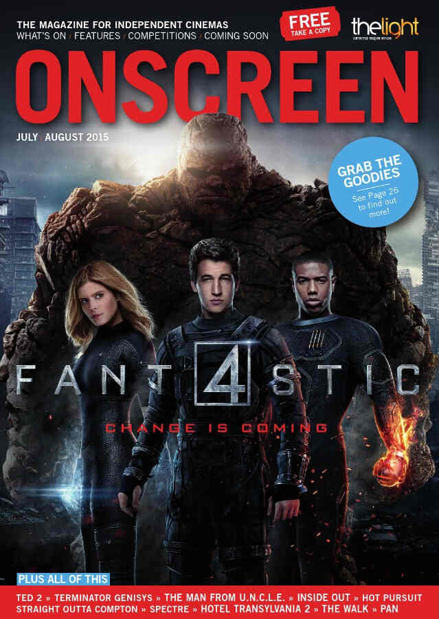 ONSCREEN magazine side cover July/August 2015
