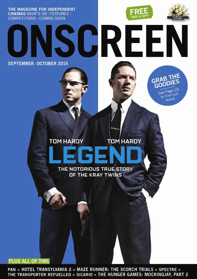 ONSCREEN magazine side cover September/October 2015