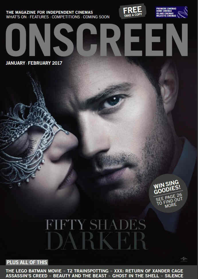 ONSCREEN magazine side cover January/February 2017