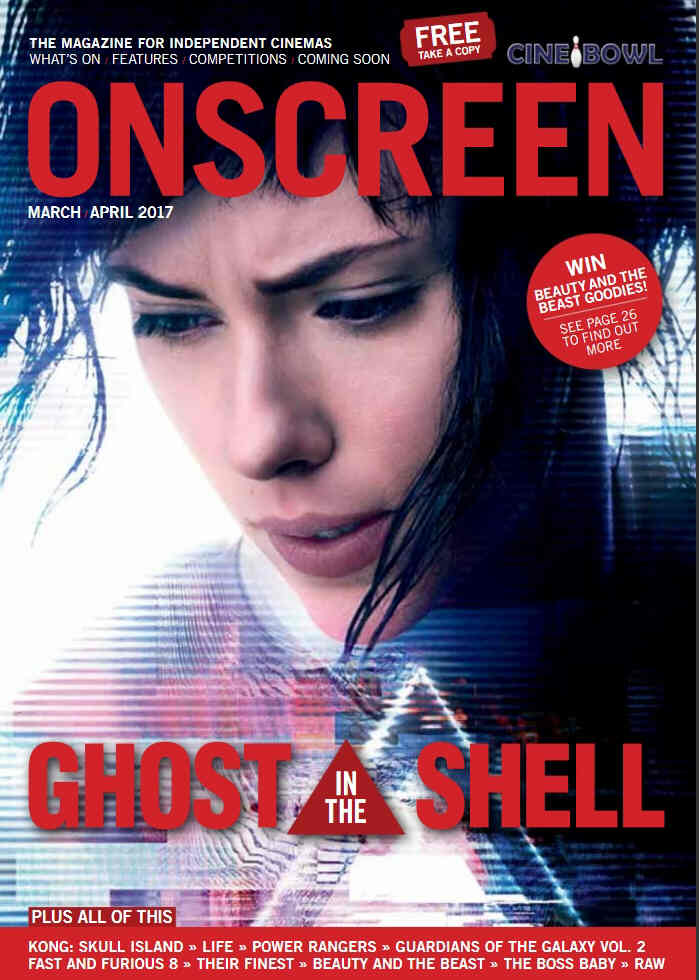 ONSCREEN magazine side cover March/April 2017