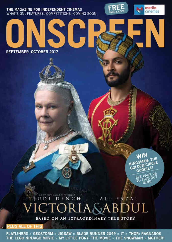 ONSCREEN magazine side cover  September/October 2017