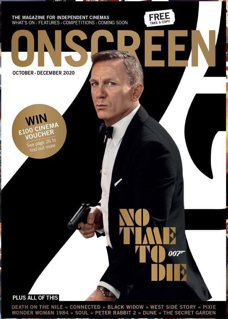 ONSCREEN magazine side cover  October/December 2020