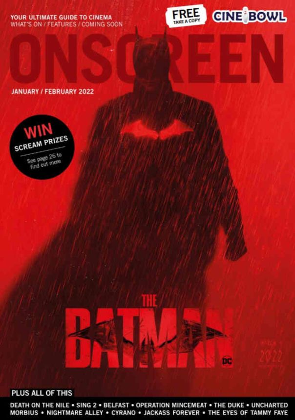 ONSCREEN magazine cover  January/February 2022