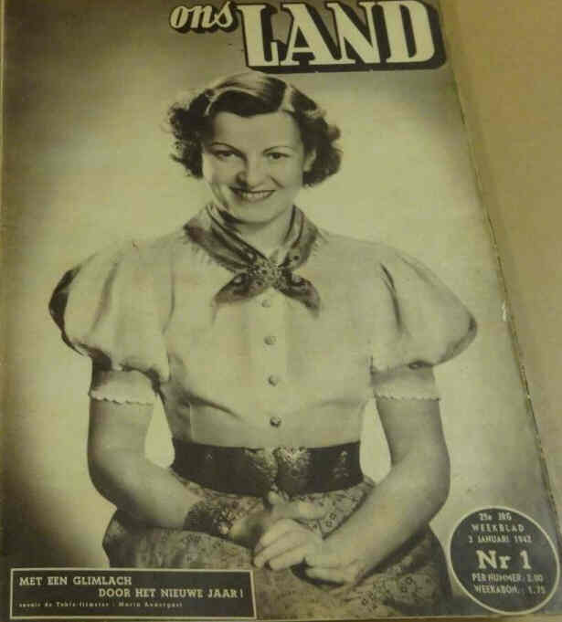 ONS LAND magazine side cover Issue 1 3 January 1942
