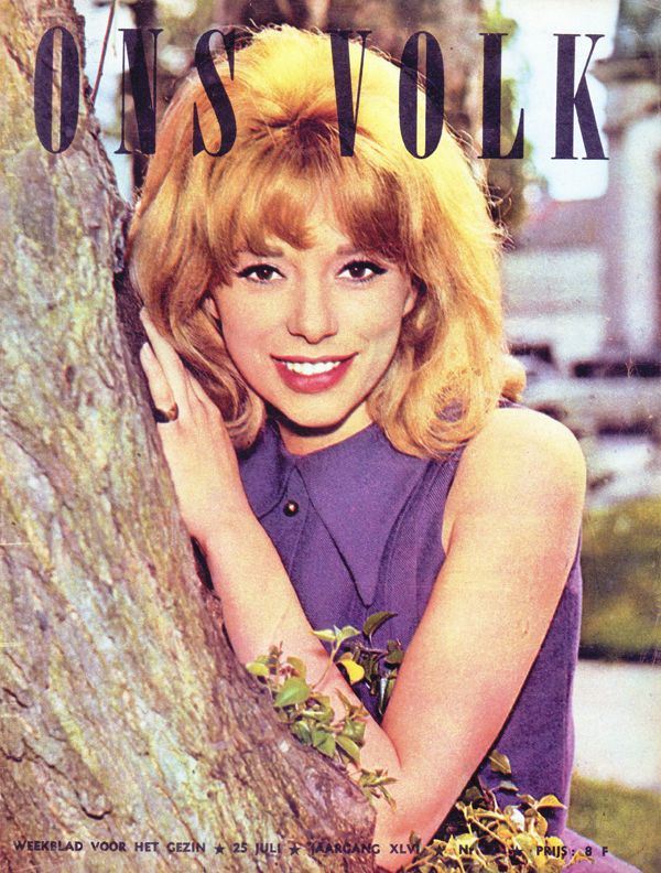 ONS VOLK magazine side cover 25 July 1958