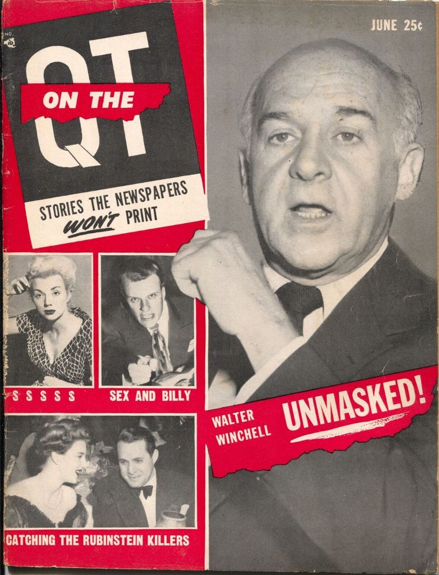 ON THE QT magazine side cover Issue 1  June 1955