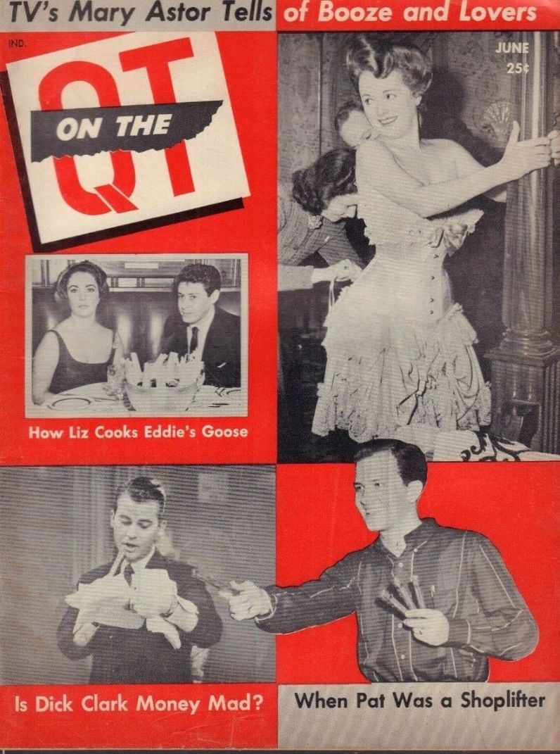 ON THE QT magazine side cover  June 1959