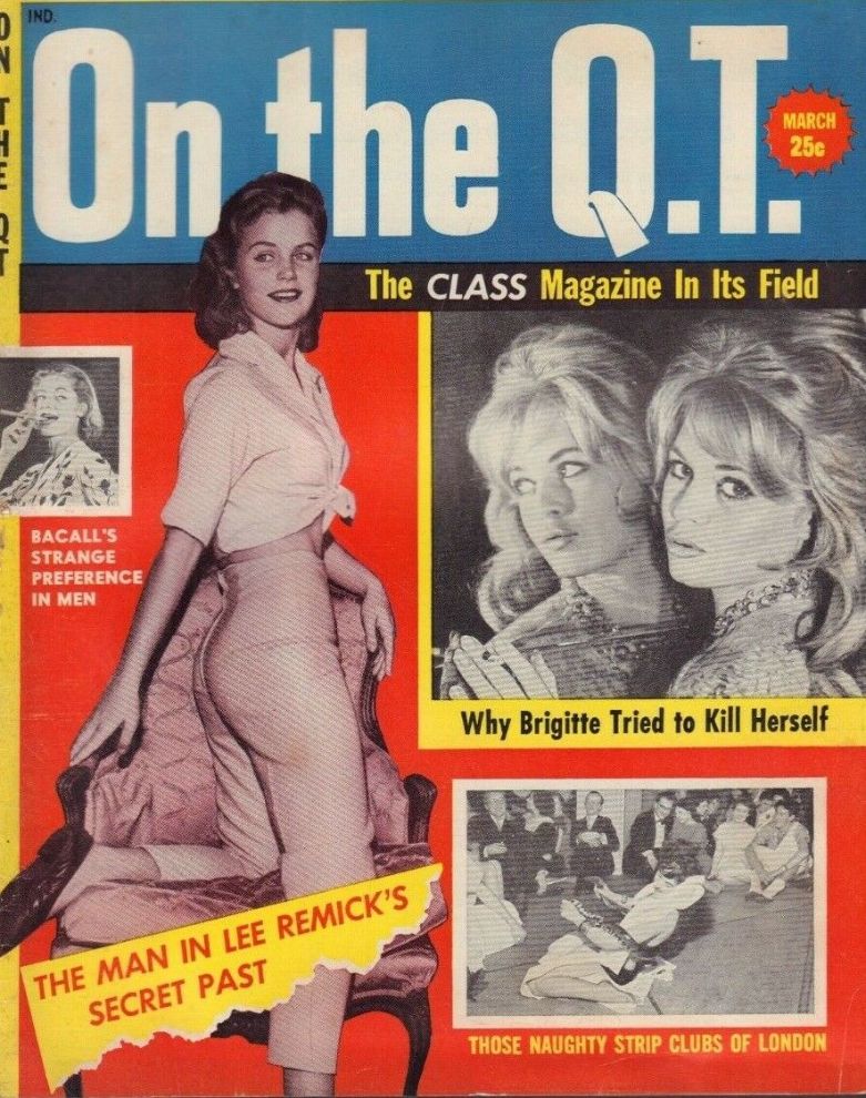 ON THE QT magazine side cover  March 1961