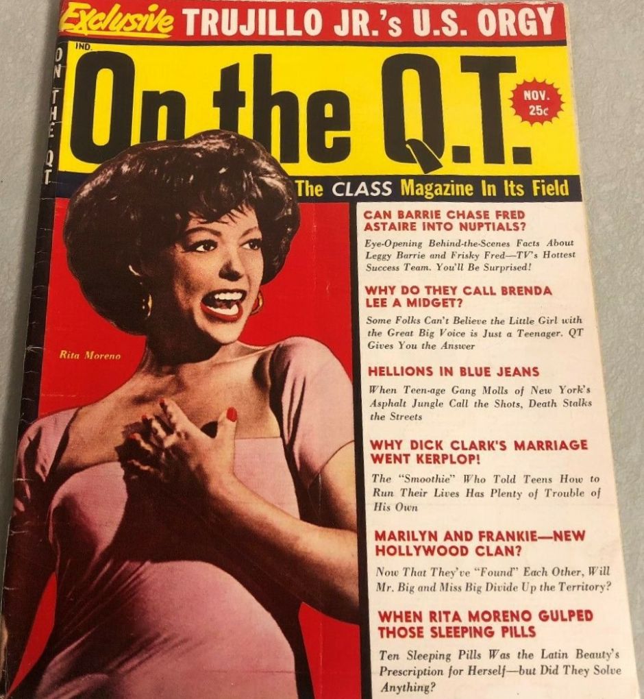 ON THE QT magazine side cover  November 1961