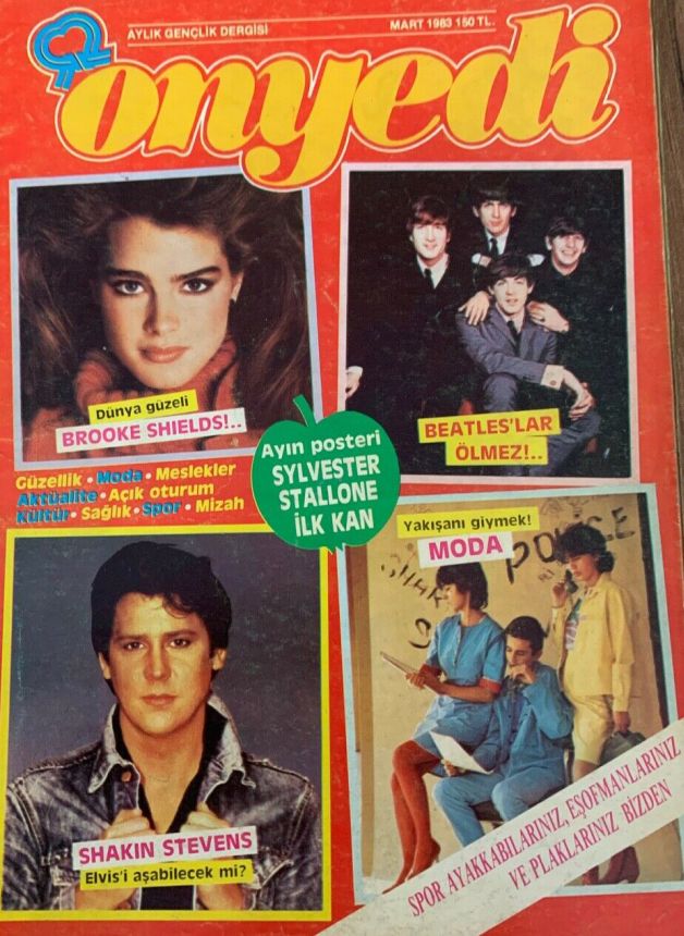 ONYEDI magazine side cover  March 1983