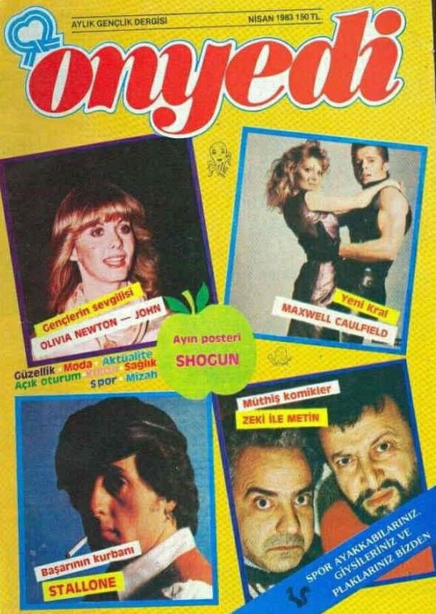 ONYEDI magazine side cover  April 1983