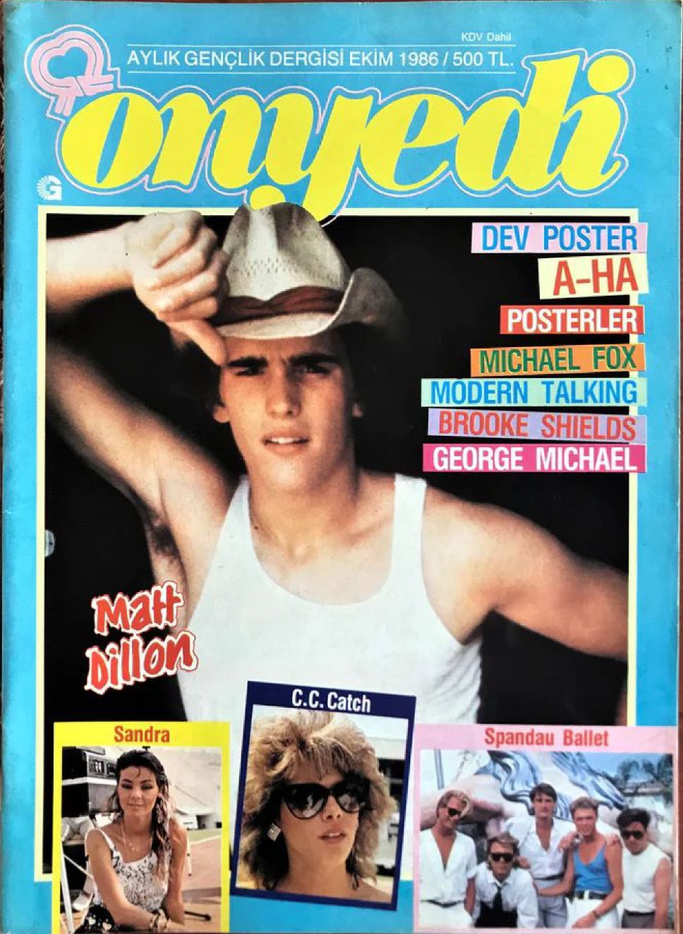 ONYEDI magazine side cover Issue 46  October 1986