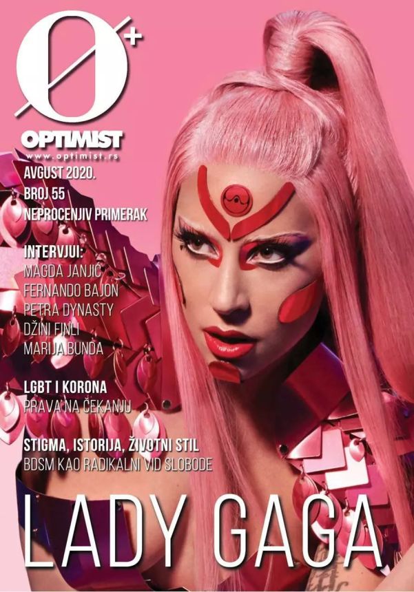 OPTIMIST magazine side cover  August 2020