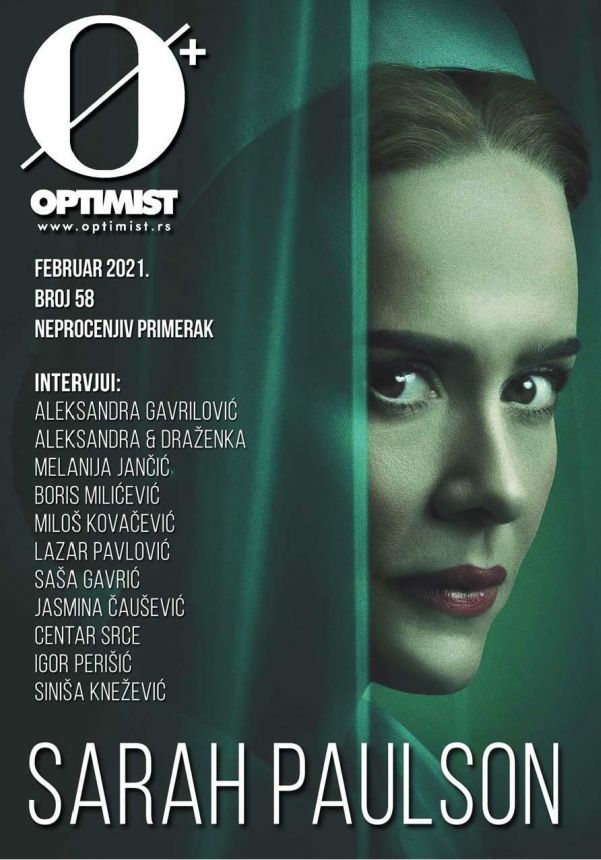 OPTIMIST magazine side cover Issue 58  February 2021