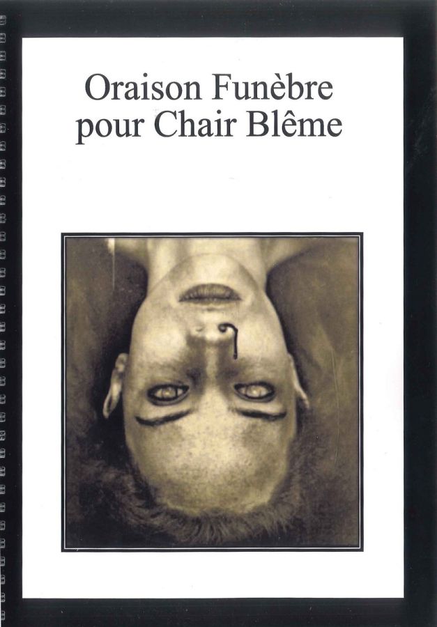 ORAISON FUNEBRE POUR CHAIR BLEME magazine side cover  March 2018