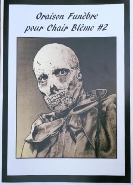 ORAISON FUNEBRE POUR CHAIR BLEME magazine side cover Issue 2  June 2019