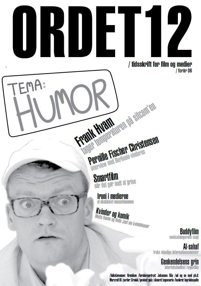 ORDET magazine side cover Issue 12 Spring 2006