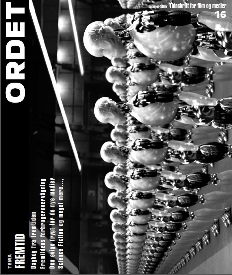 ORDET magazine side cover Issue 16 Summer 2007