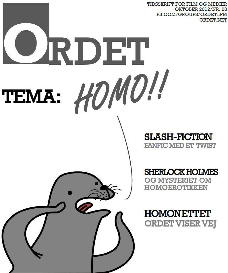 ORDET magazine side cover Issue 28 October 2012