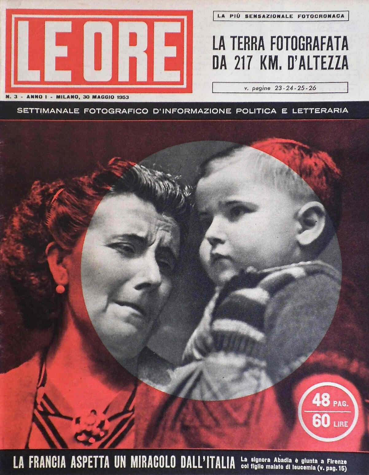 ORE | LE magazine side cover Issue 3 30 May 1953