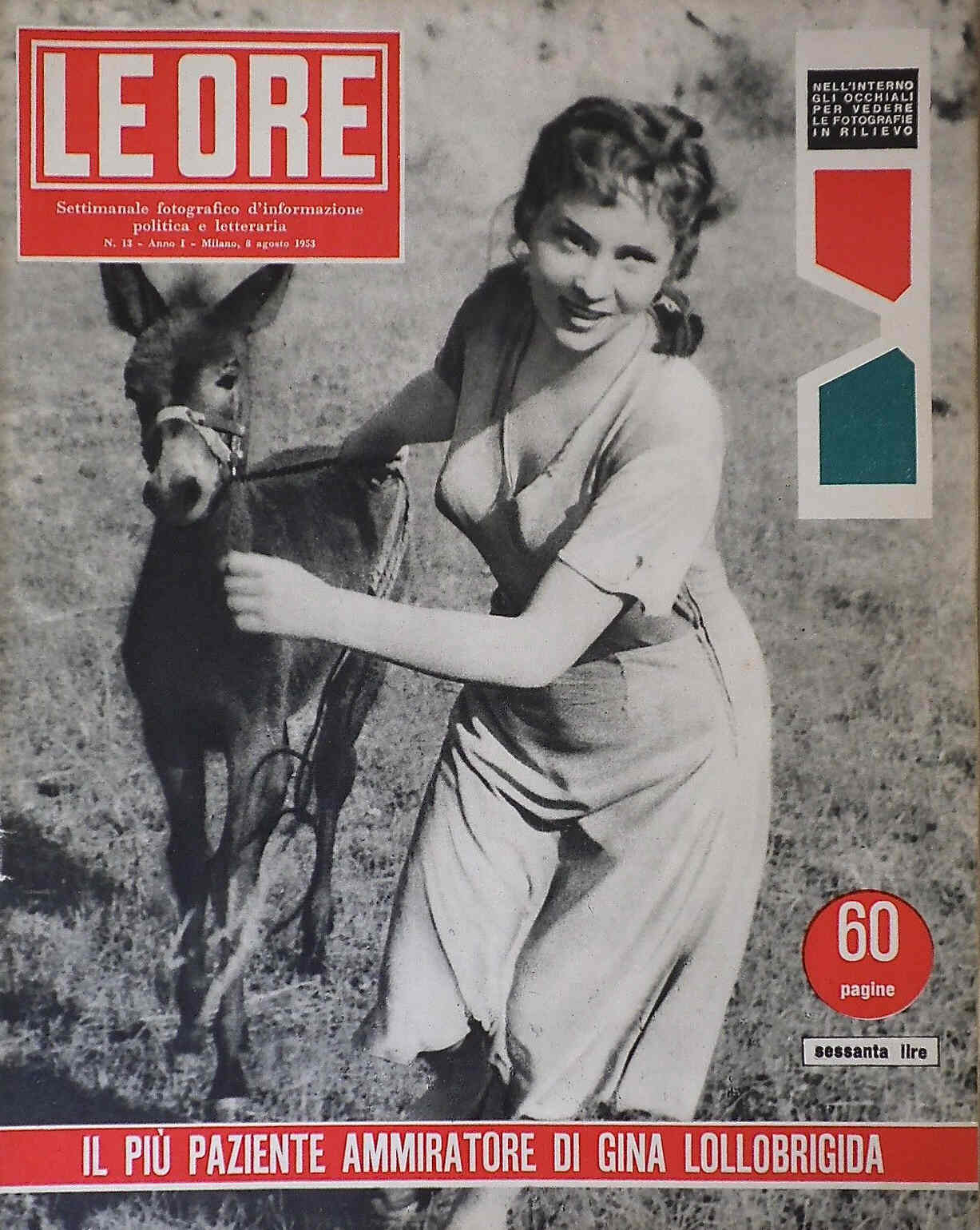 ORE | LE magazine side cover Issue 13 8 August 1953