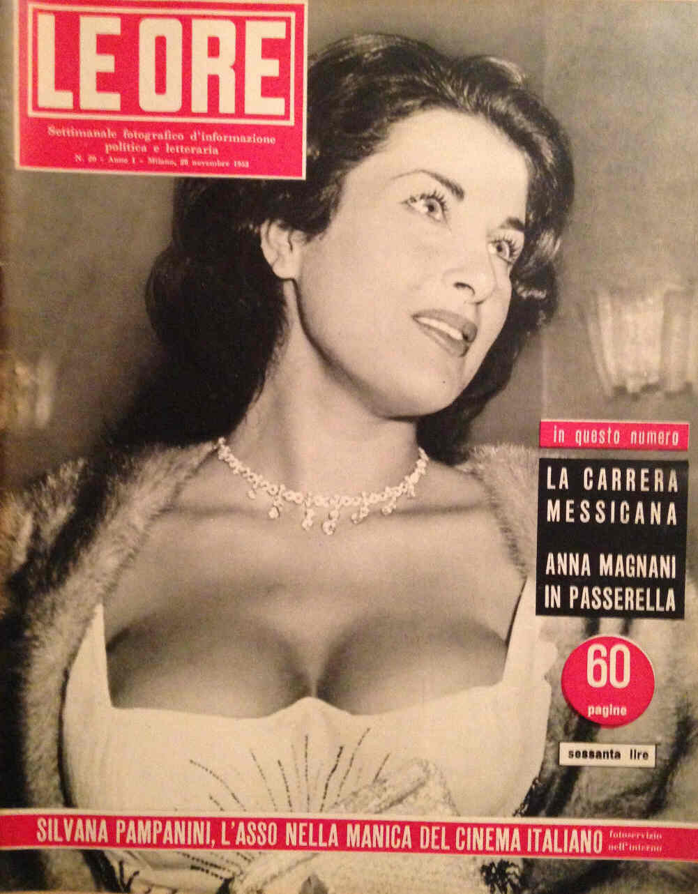 ORE | LE magazine side cover Issue 29 28 November 1953