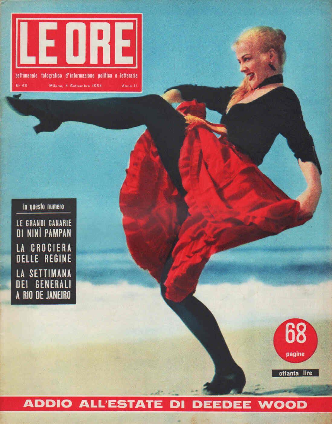 ORE | LE magazine side cover Issue 69 4 September 1954
