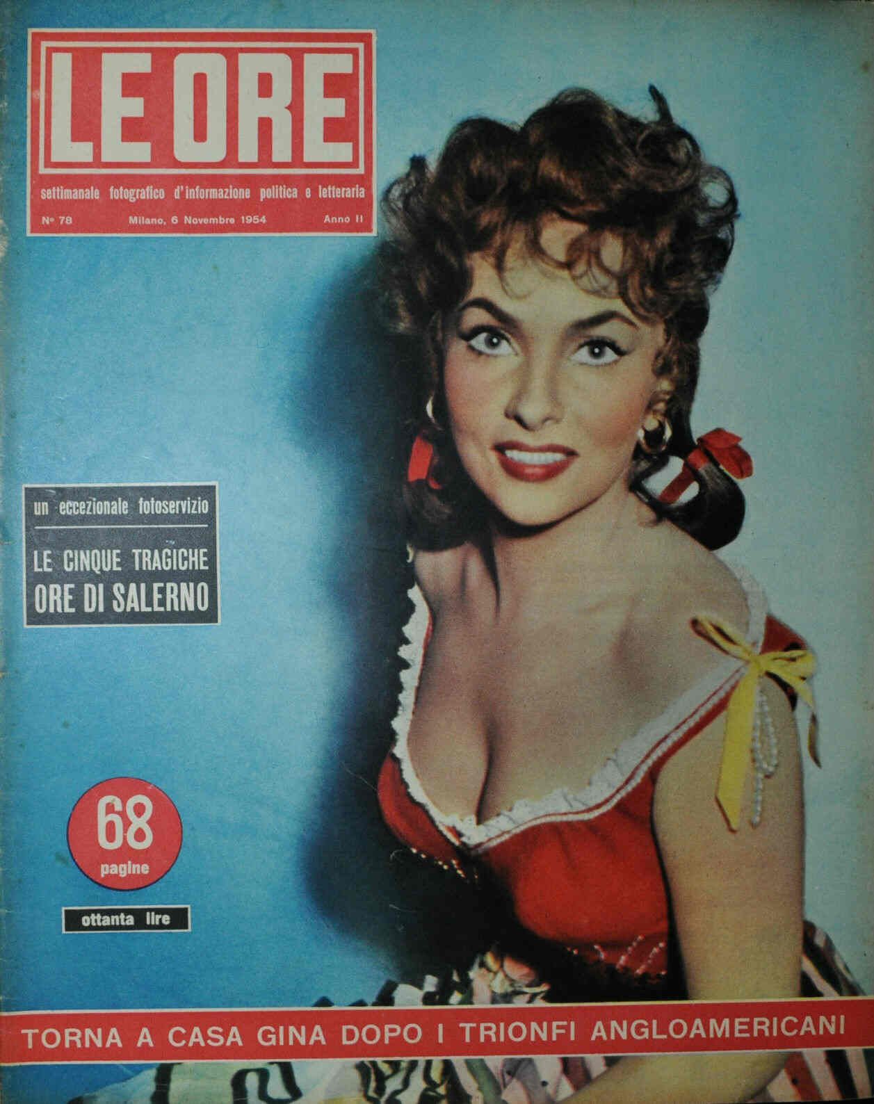 ORE | LE magazine side cover Issue 78 6 November 1954
