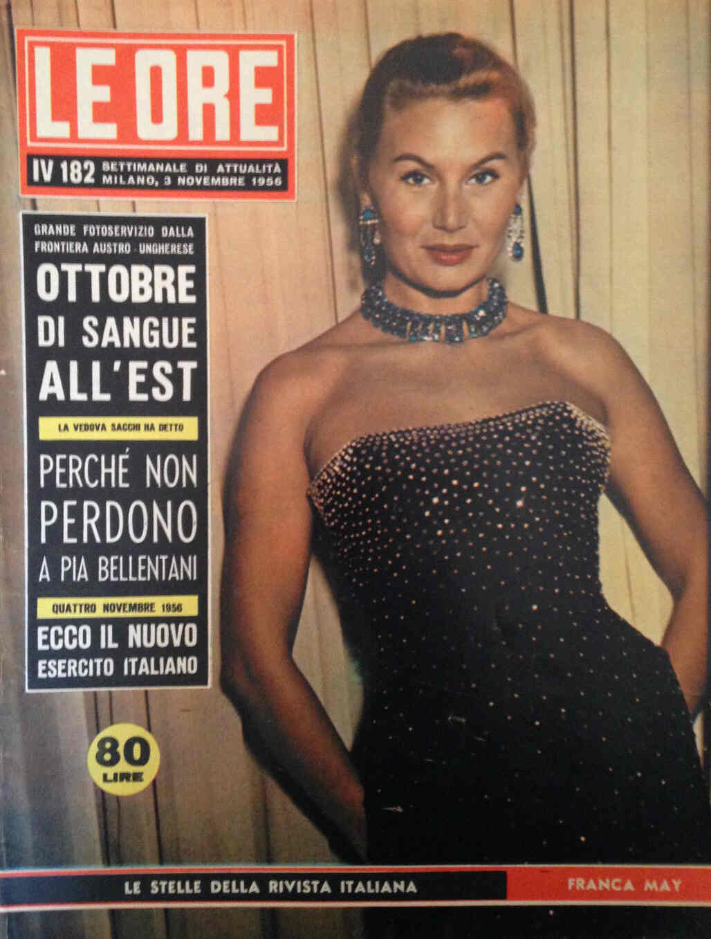 ORE | LE magazine side cover Issue 182 3 November 1956