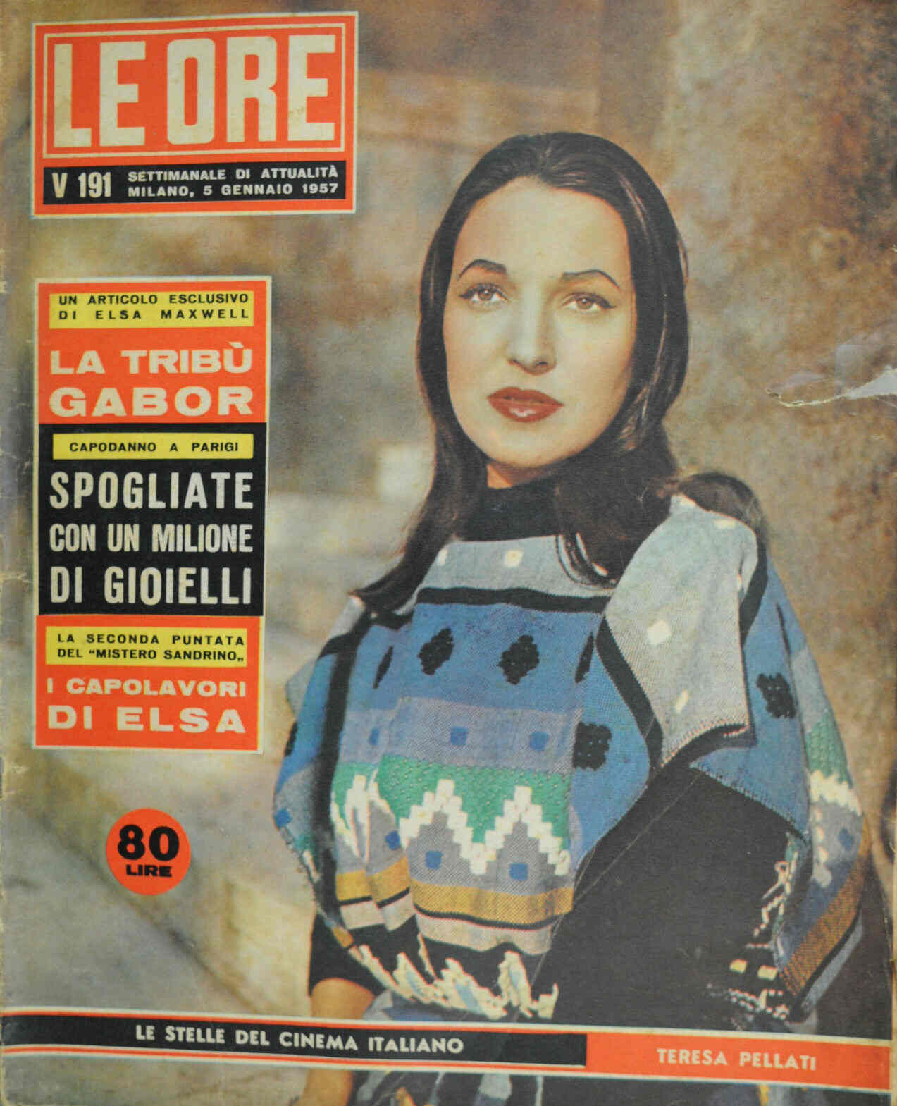 ORE | LE magazine side cover Issue 191 5 January 1957