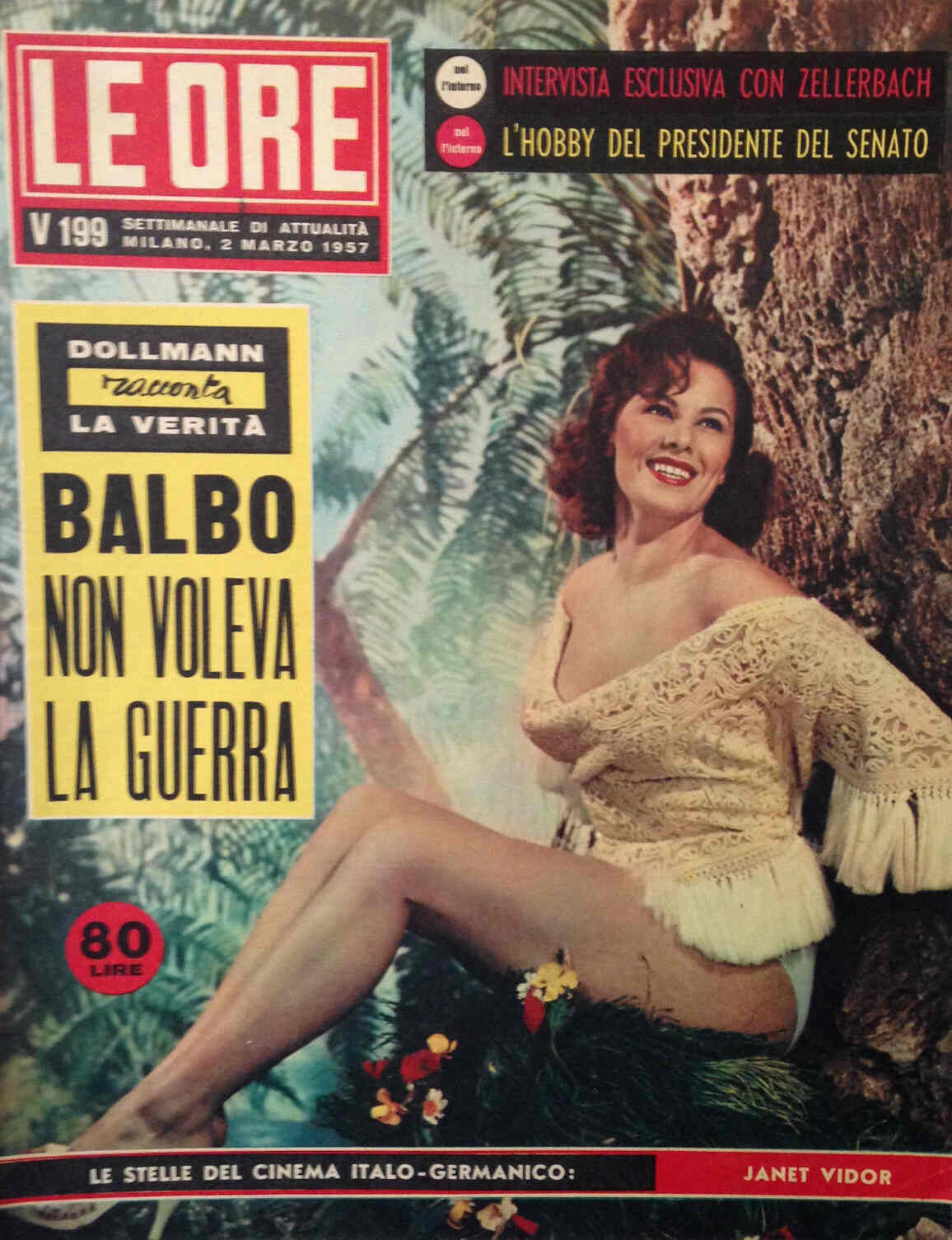ORE | LE magazine side cover Issue 199 2 March 1957